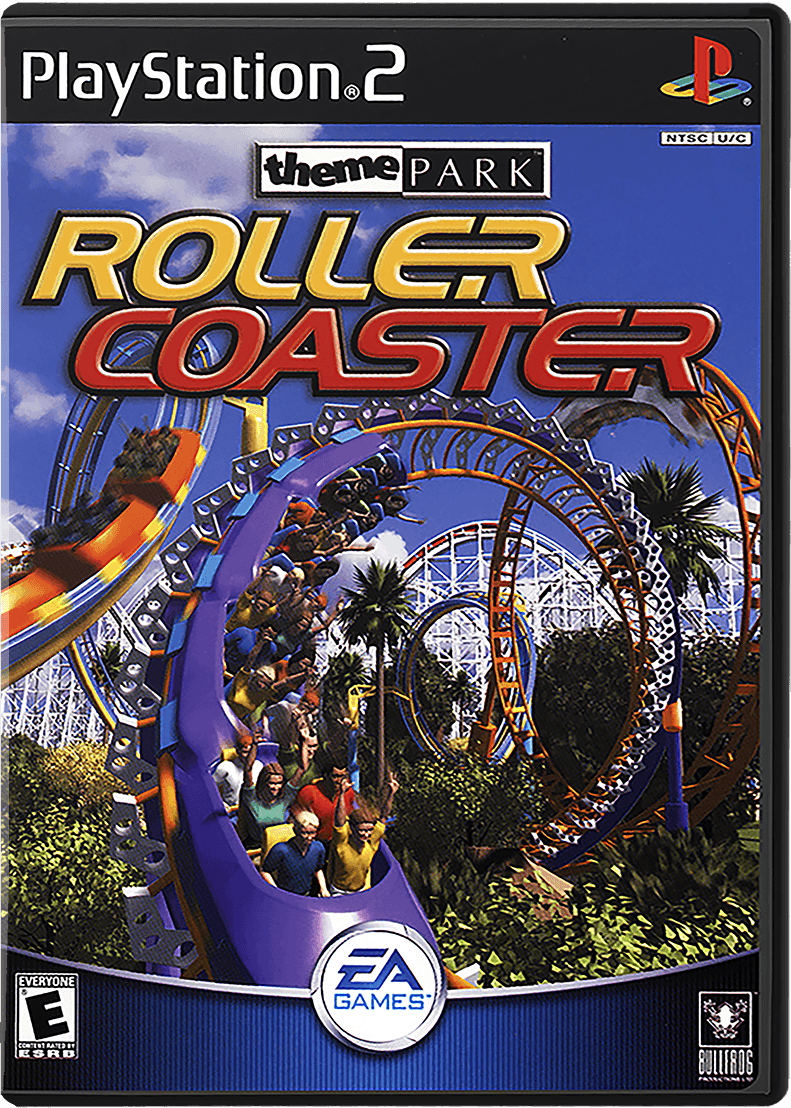 Theme Park Roller Coaster box art for Playstation 2